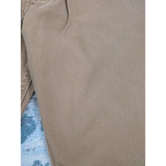 Levi's 505 Regular Fit Medium Wash Beige Men's (Size: 36 x 30) Tan Khakis - Picture 7 of 14